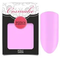 Фольга №55 переводная для дизайна ногтей Cosmake матовая лиловая 1метр