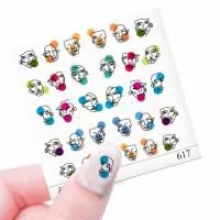 Наклейка Cosmake на прозрачной подложке 617