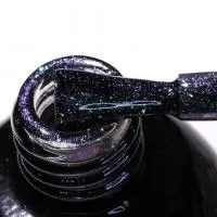 Гель-лак Cosmake №200 с липким слоем 11мл ЗЕЛЕНЫЙ С ГЛИТЕРОМ