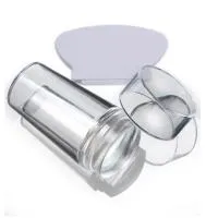 Набор "Стэмпинг" прозрачный аппликатор + лопаточка Cosmake 11