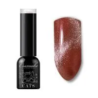 10 Кошачий глаз гель-лак 6мл Cosmake синий глиттер