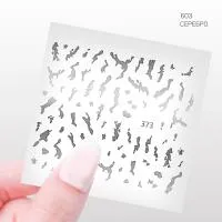 Наклейки Профессиональные серебро Cosmake 603