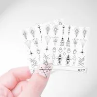 Наклейка Cosmake на прозрачной подложке 677