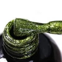 Гель-лак Cosmake №239 САЛАТОВЫЙ С БЛЕСТКАМИ с л\с 11мл