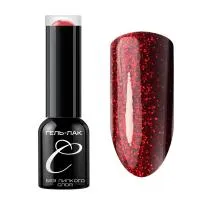 Гель-лак без липкого слоя №05 Красный с блестками 6мл Cosmake