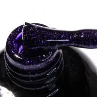 Гель-лак Cosmake №116 с липким слоем 11мл Фиолетовый с блестками