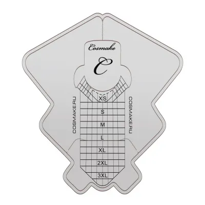 Формы для ногтей Серебро 50 шт. Cosmake 04FN