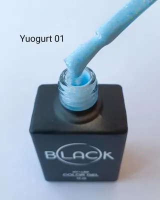 Гель-лак Black Yogurt 01, 12 мл