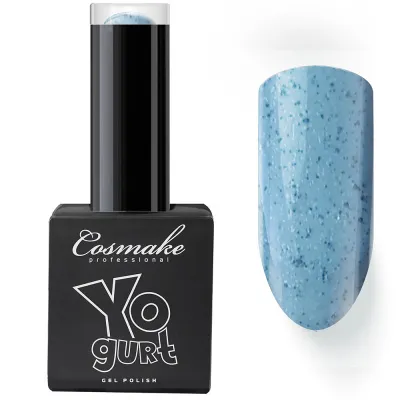 Гель лак Yogurt (093) с л\с  9мл Cosmake серо-голубой