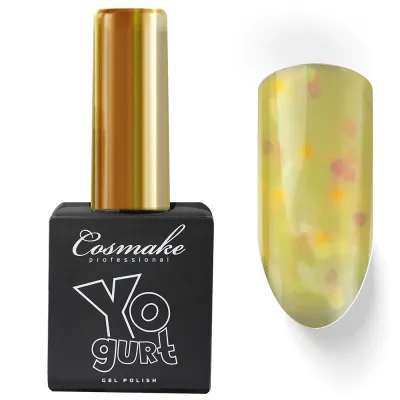 Гель лак Yogurt (097) с л\с  9мл Cosmake желтый