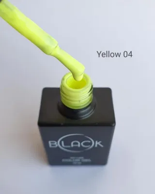 Гель-лак Black YELLOW 04, 12 мл